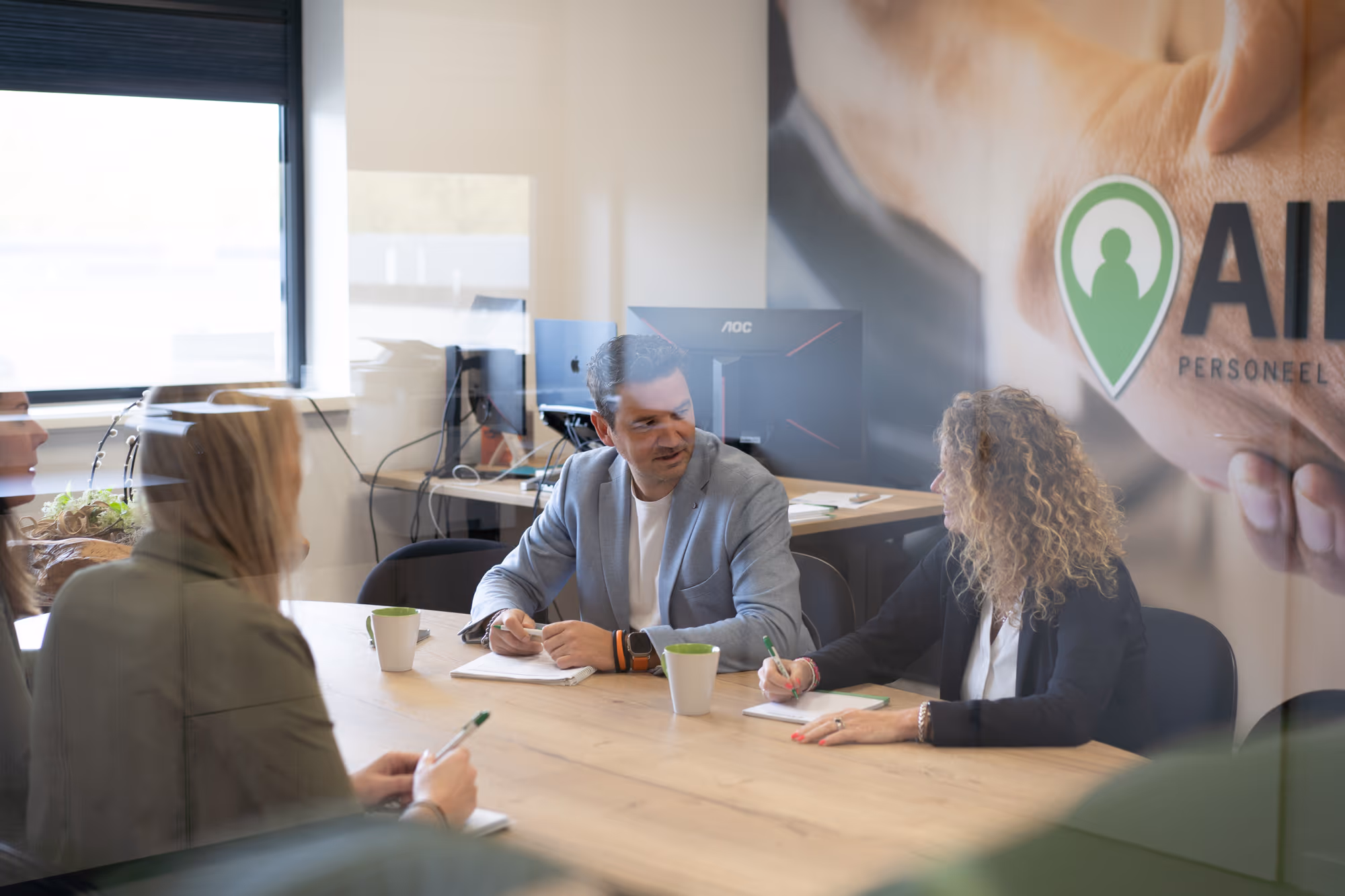 Teamoverleg bij AlleZFlex
